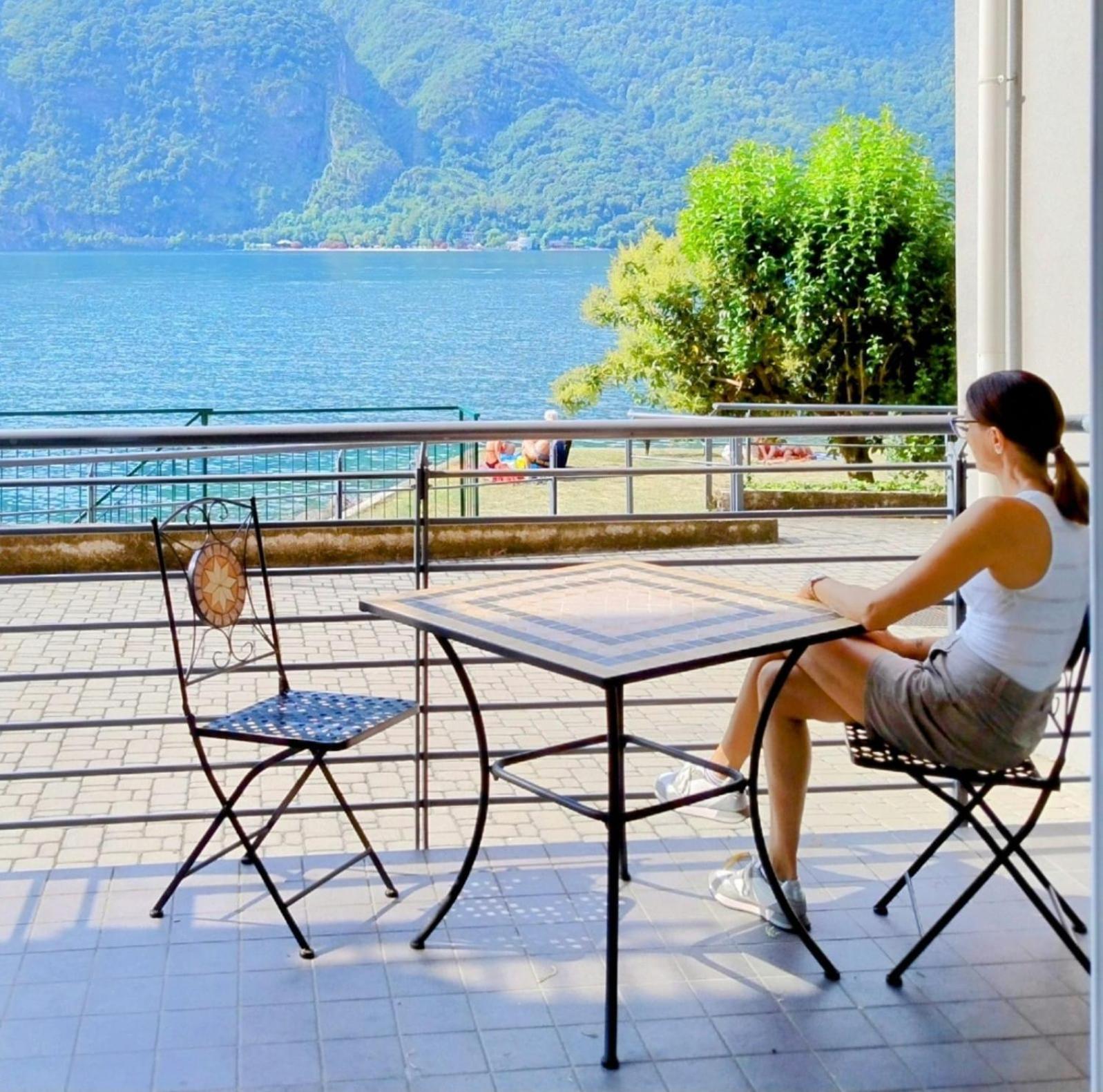Lake Como Casa La Rosa Аббадия Лариана Экстерьер фото